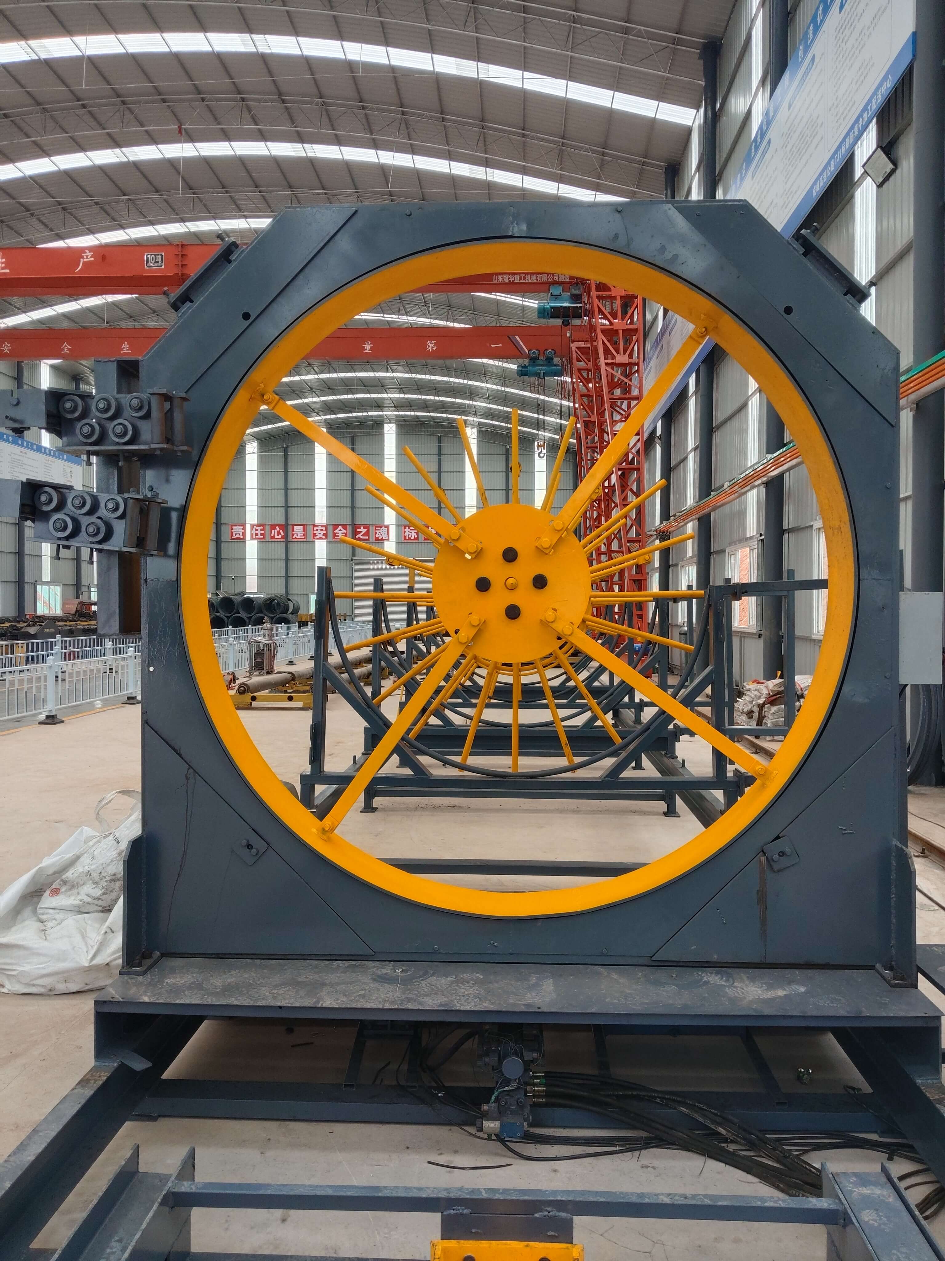 Pile foundation steel cage rolling machine manufacturing