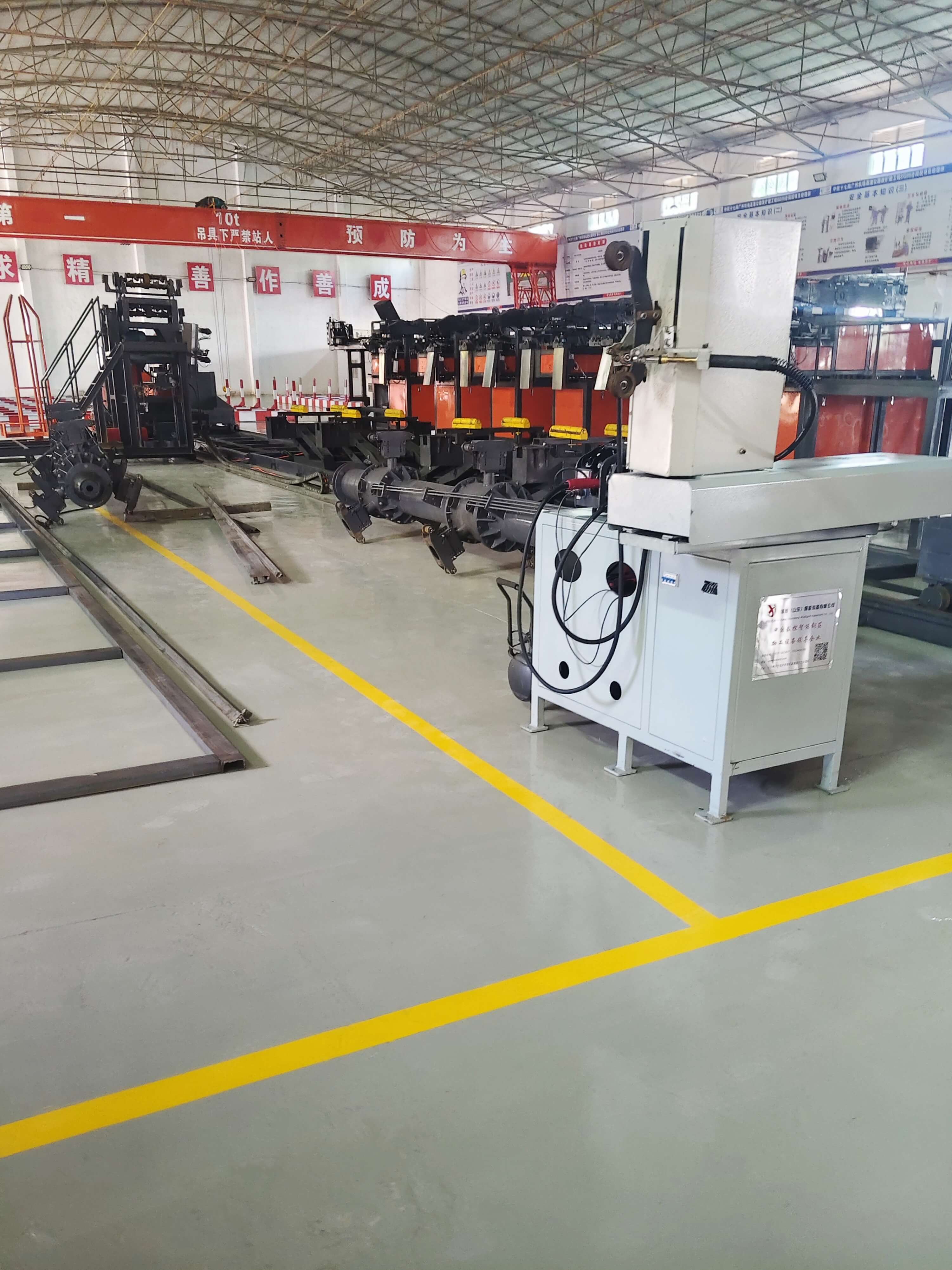 Steel reinforcement cage production for bridge construction