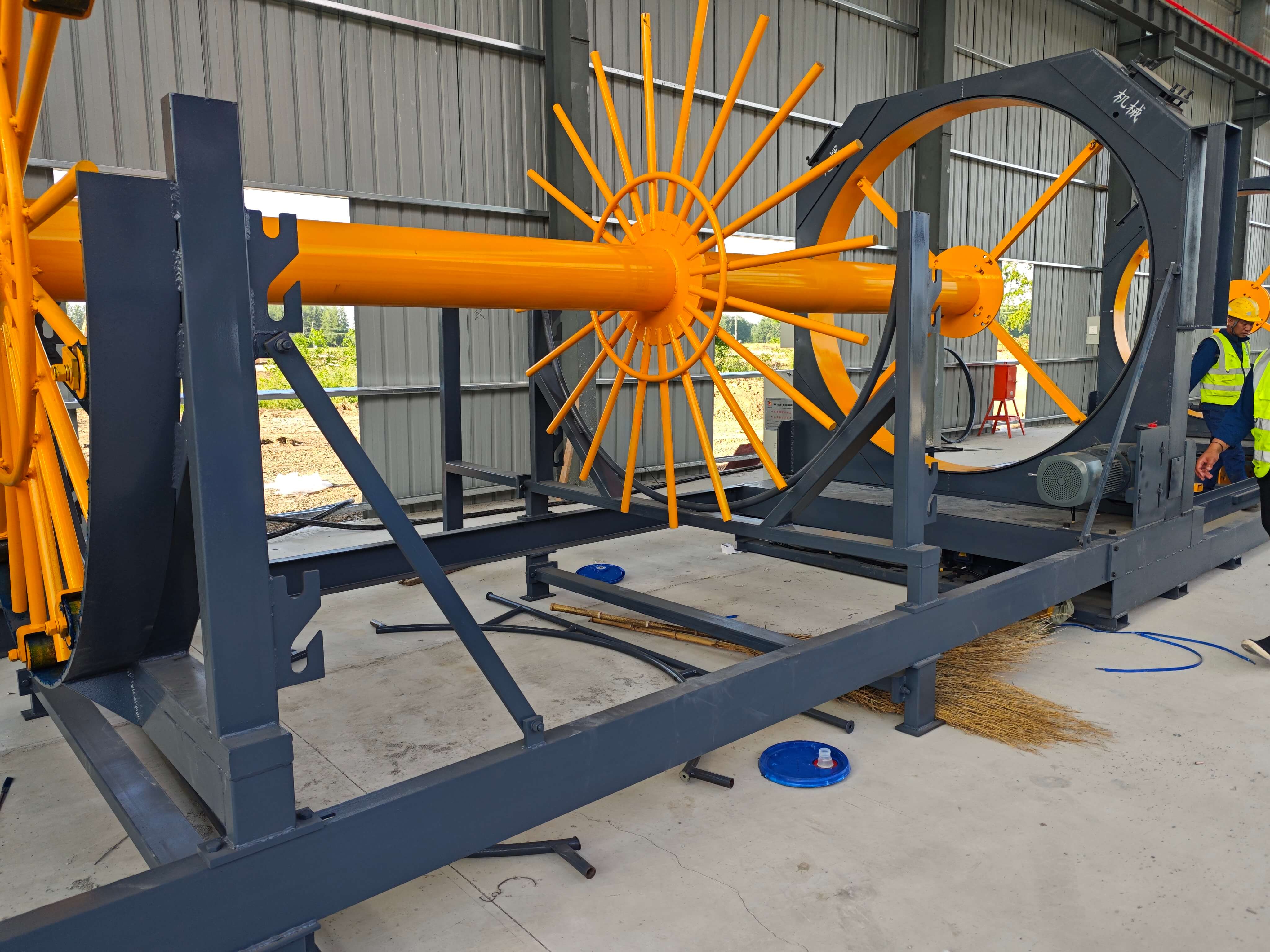 Technical specifications of steel reinforcement cage rolling equipment