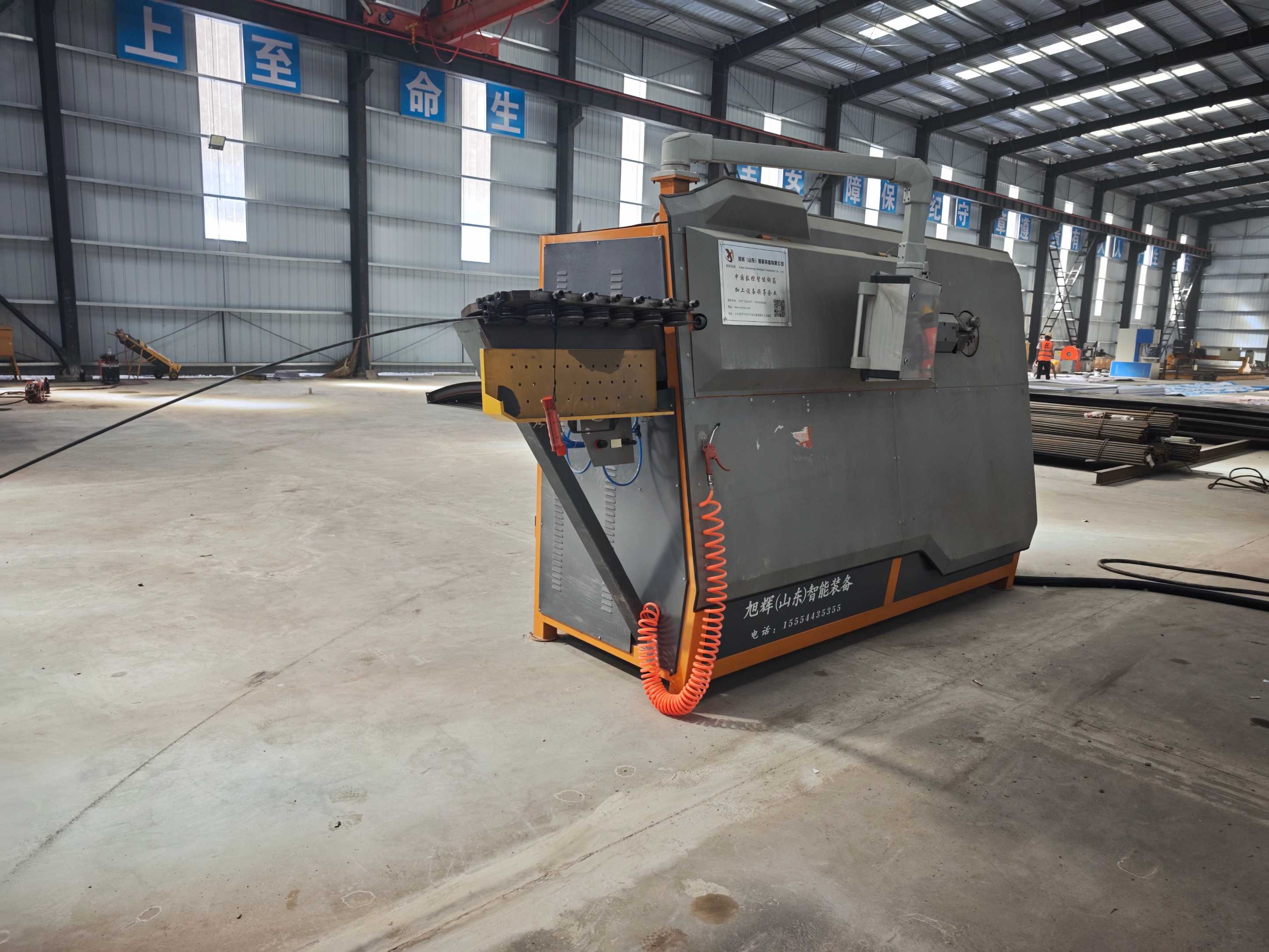CNC steel bar stirrup bender manufacturing facility