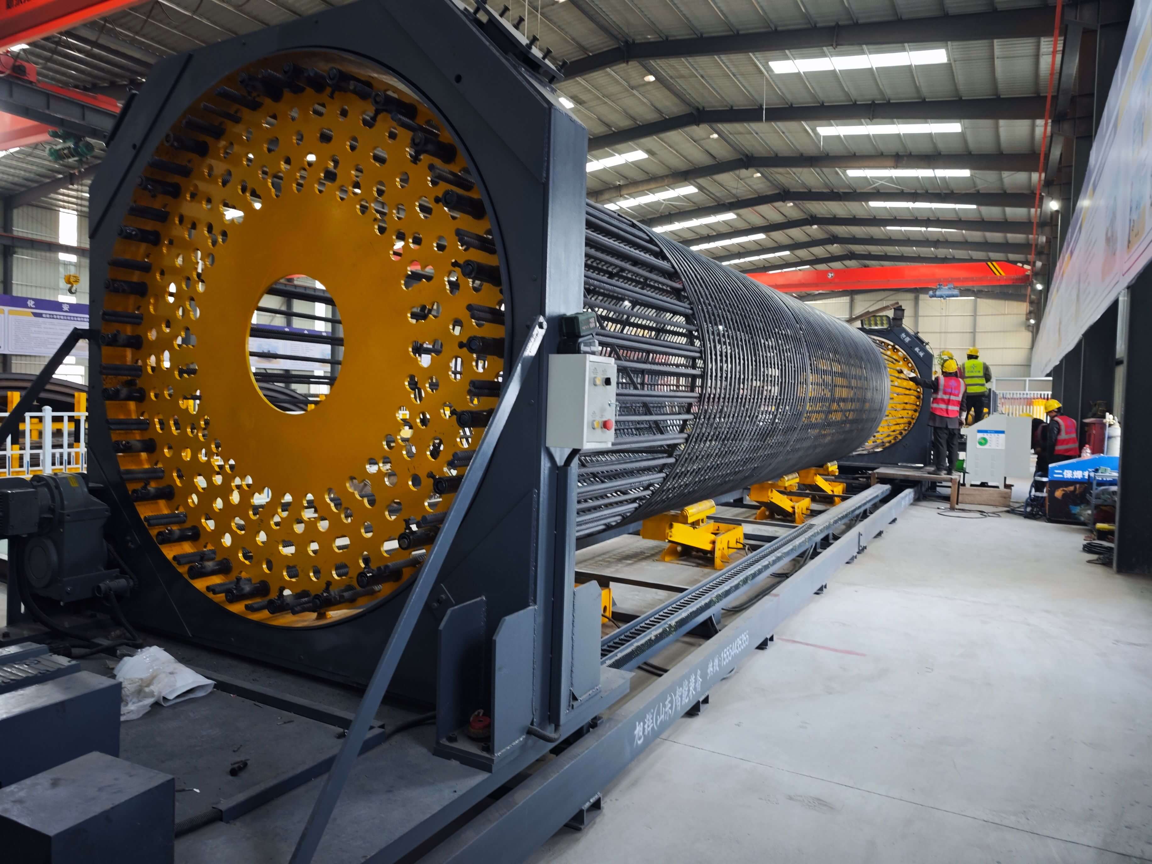 Industrial steel cage production line