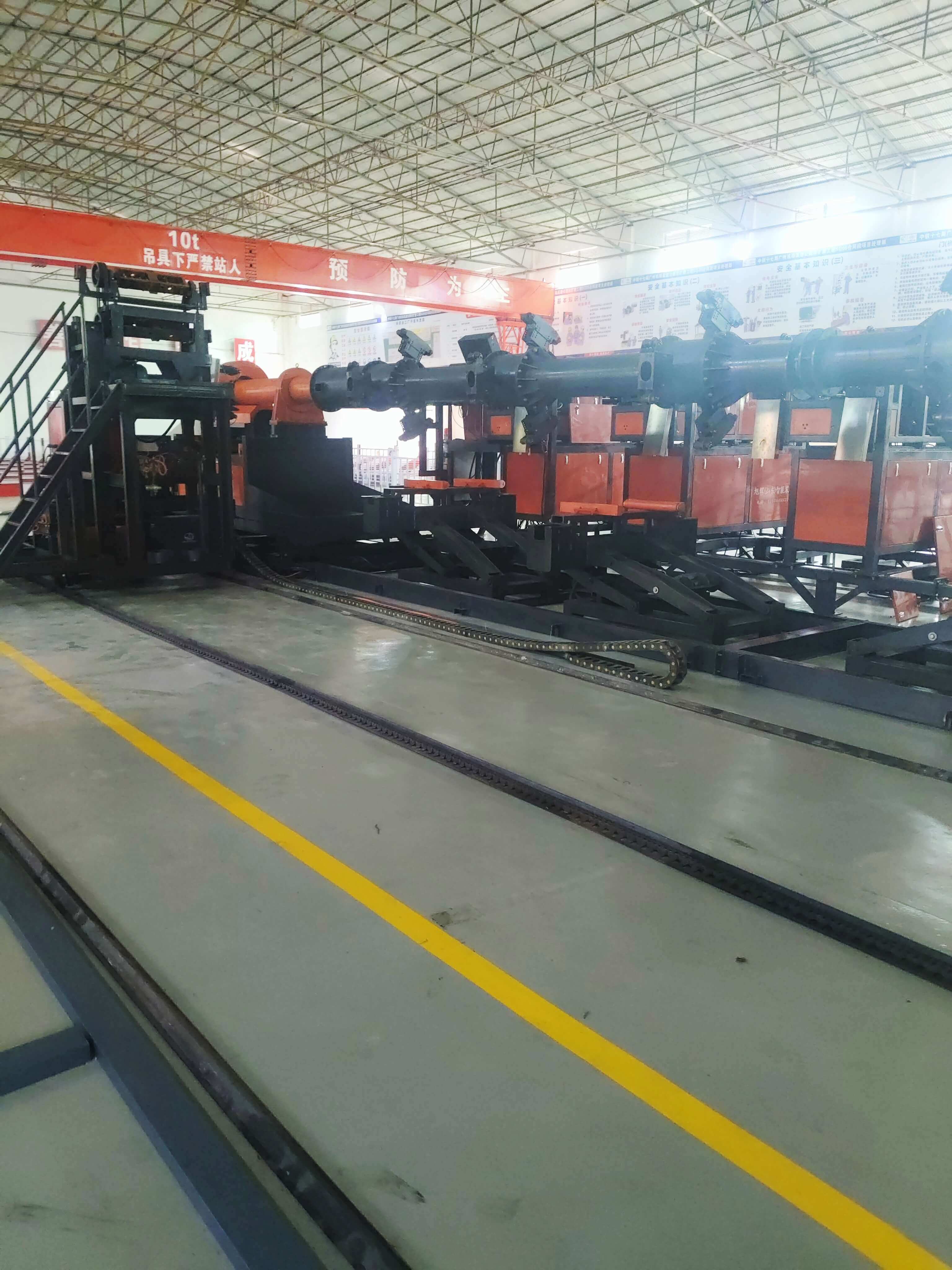 CNC control system of steel cage forming equipment
