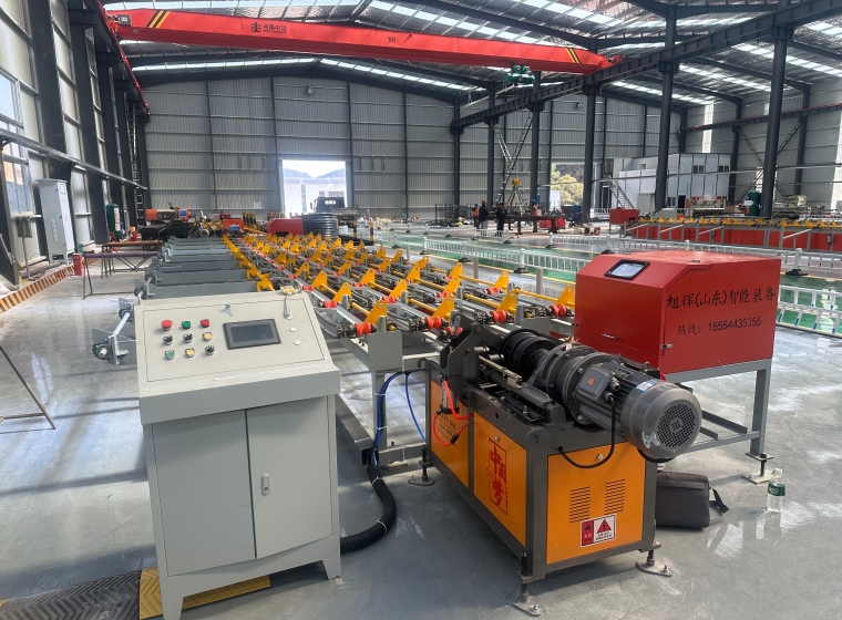 Numerical Control Reinforcement Bar Sawing, Thread Rolling and Polishing Production Line